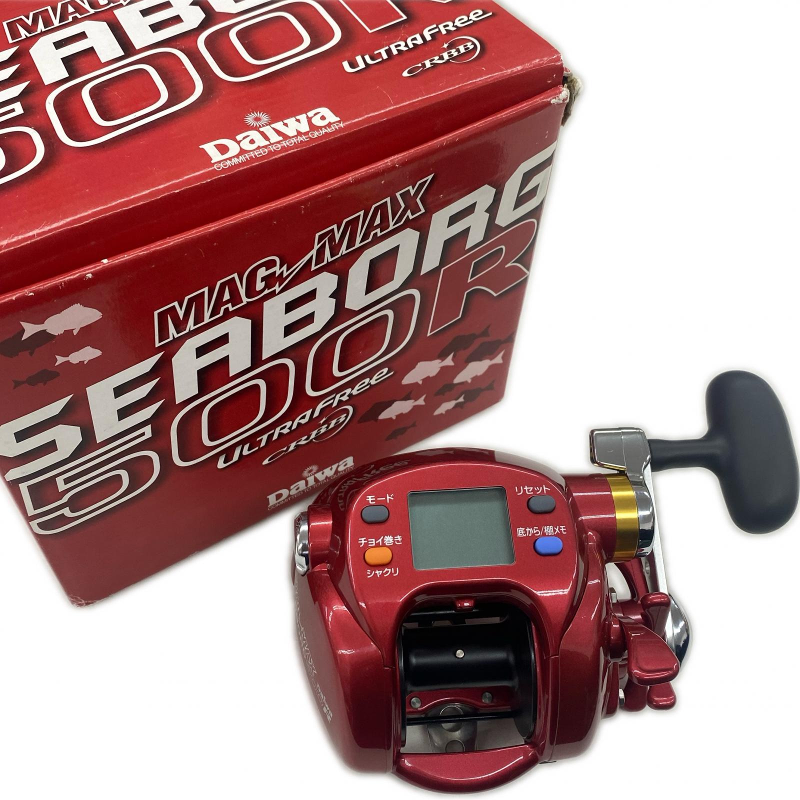【中古】DAIWA ダイワ 電動木管 SEABORG シーボーグ 500R MAGMAX 箱 吊りひも付 座標軸A 801246 A価値づける