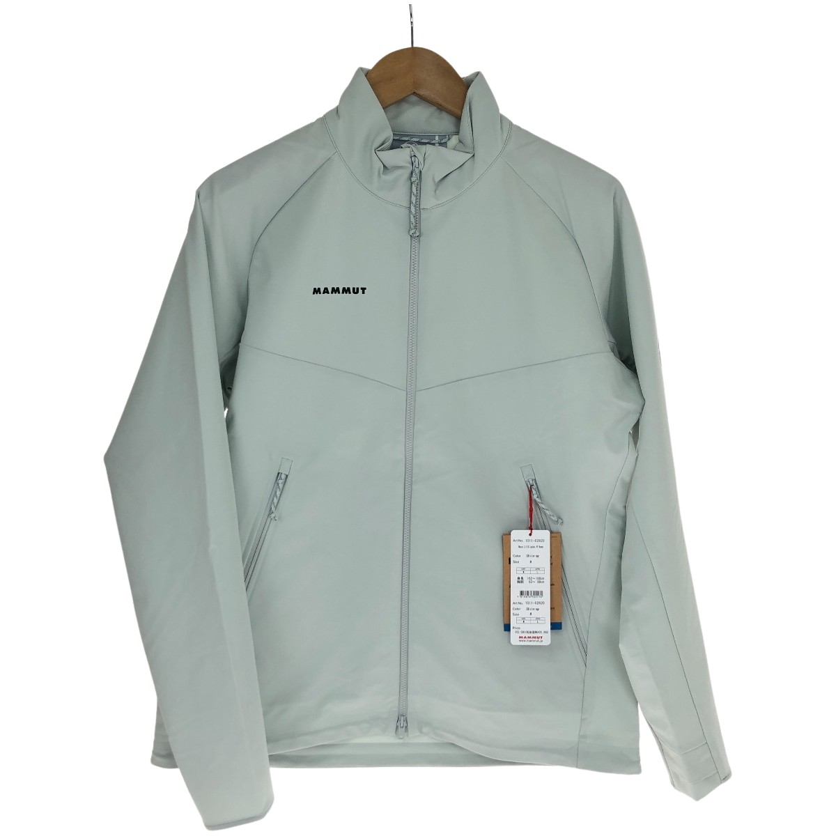 【中古】MAMMUT マムート 上衣 マクン2.0ソフトシェルジャケットAF SIZE L 1011-02620 しろがね色サルヴィア A価値づける