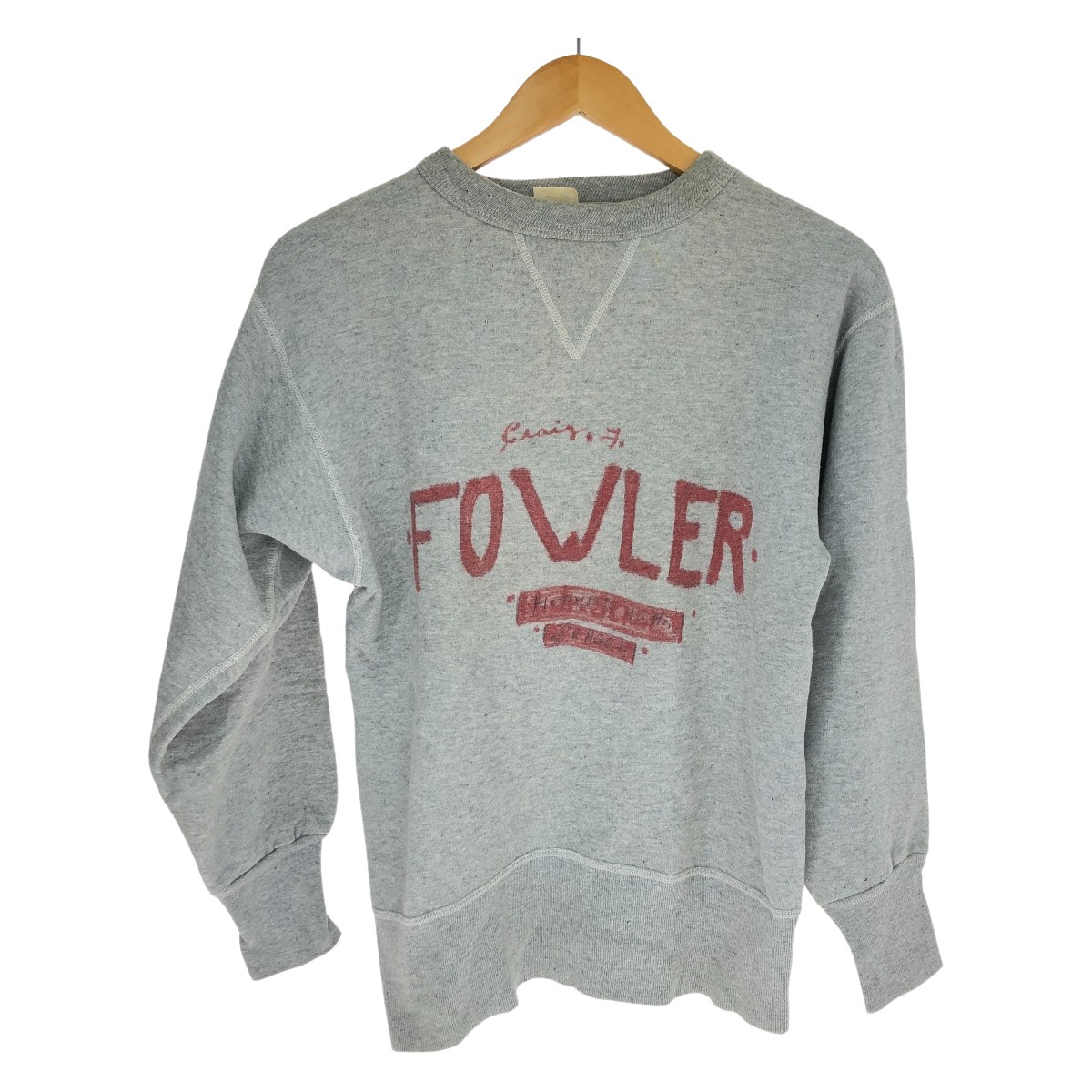 【中古】60s FRUIT OF THE LOOM 流汗 調教師 SIZE S 古着 薄墨色 C序列付ける