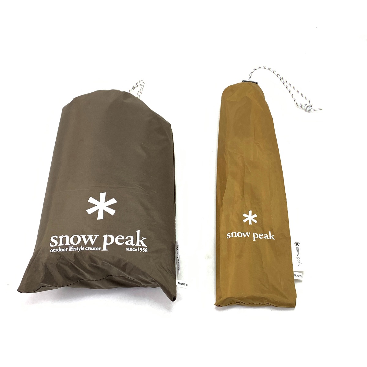 【中古】snowpeak スノーピーク ライトタープ ペンタ 遮蔽物 1人用 STP-381＋ライトタープポール150 TP-160 B価値づける