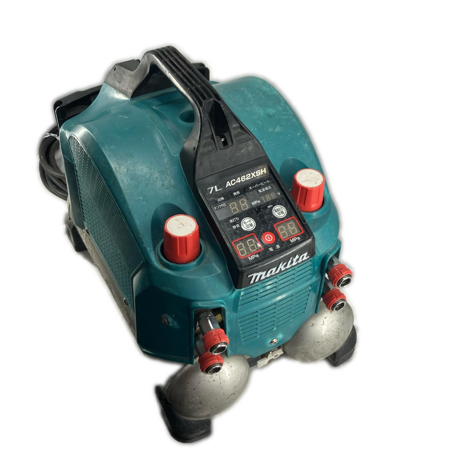 【中古】MAKITA マキタ 工具 コンプレッサー 7L AC462XSH ブルー 高圧 Cランク｜リサイクルビッグバン店