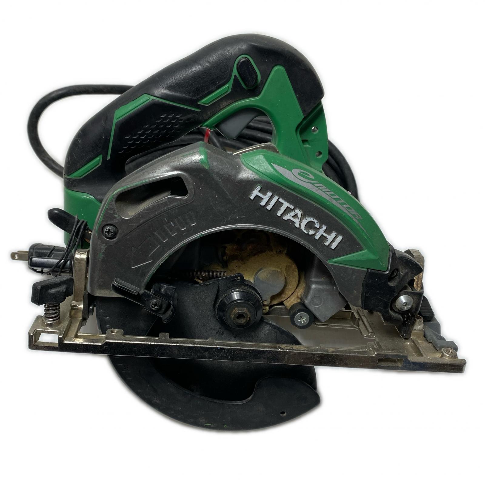 【中古】HITACHI 日立 丸のこ 吊りひも式 165粍 J360163 C6MEY 緑であること C価値づける