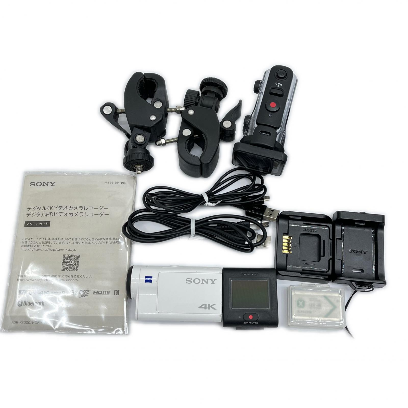 【中古】SONY ソニー 動き写真器 4K 2017年製 欠けら・ベータ有 FDR-X3000 C位置づける