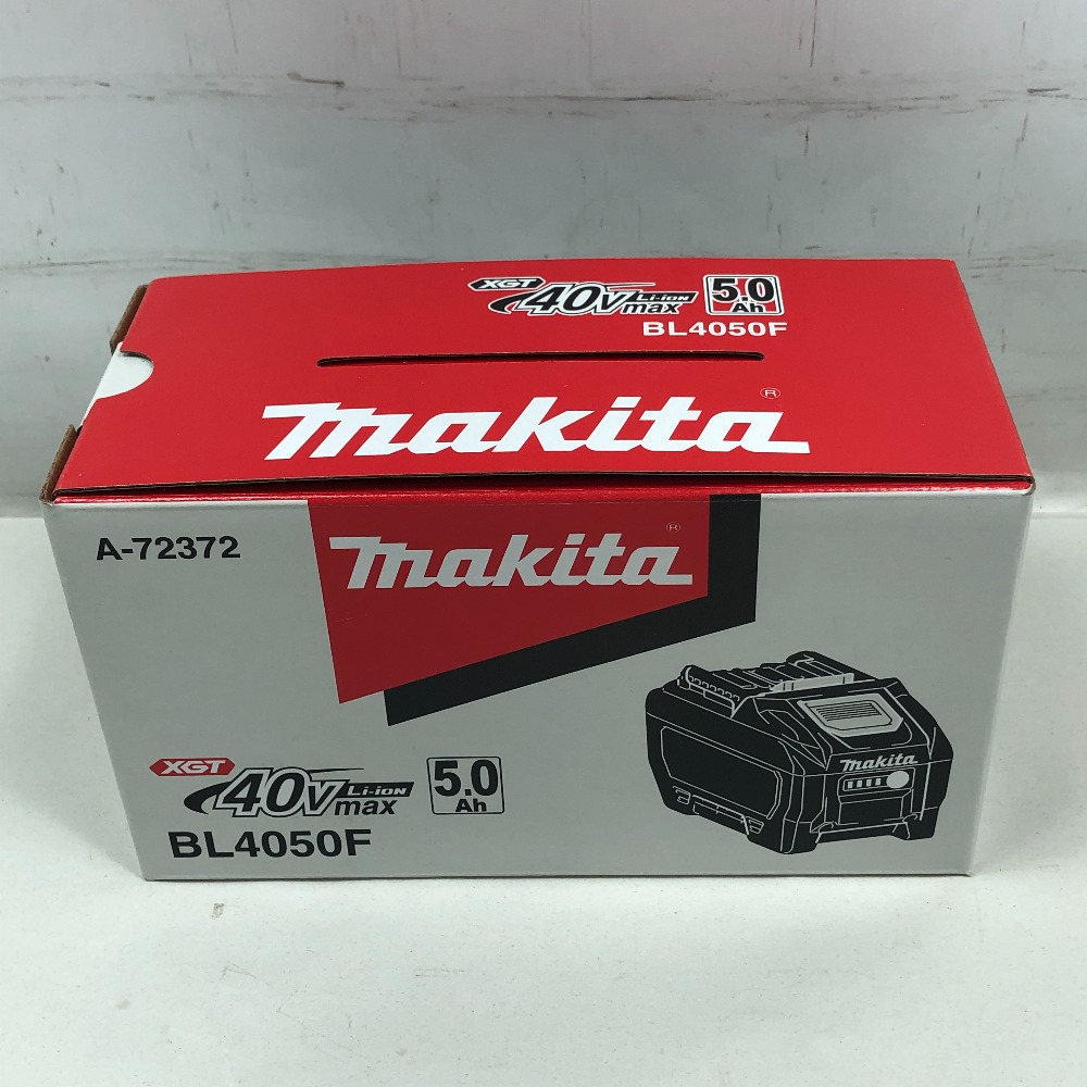 【中古】MAKITA マキタ 蓄電池 未当て嵌める品(S) 本体のみ 40v 5.0Ah BL4050F 黒いこと S序列付ける