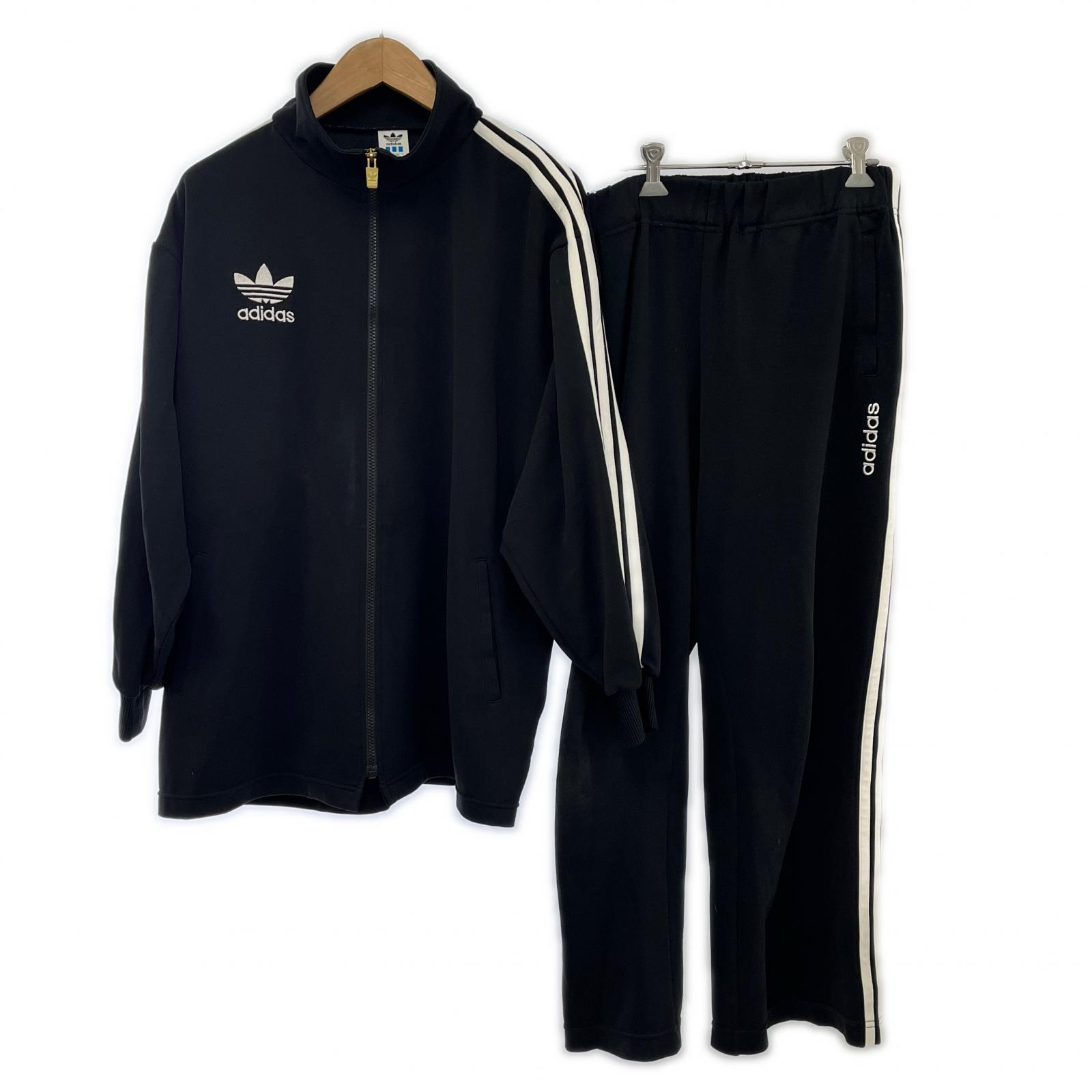 【中古】adidas アディダス ジャージセット  AD-2711 黒いこと C位置づける