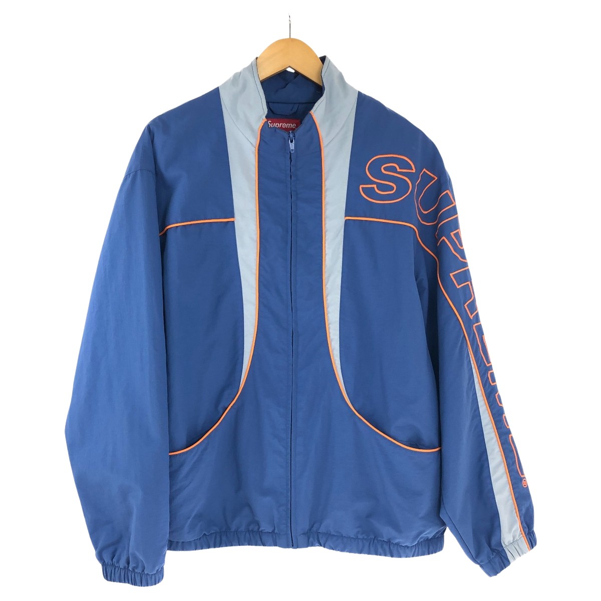 【中古】Supreme シュプリーム ジャケット ナイロンジャケット SIZE L RN101837 ブルー Cランク|リサイクルビッグバン店
