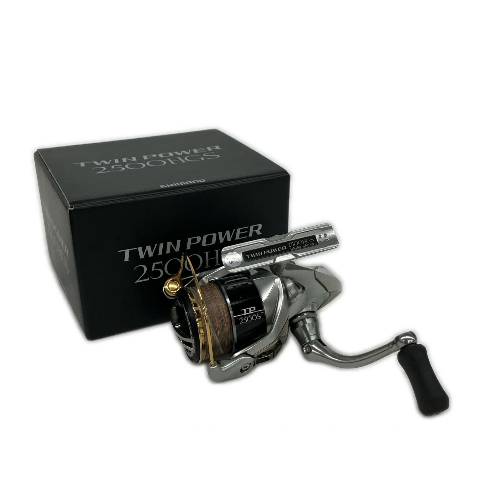 【中古】SHIMANO シマノ スピニングリール  15ツイン力強さ 2500HGS 03368 A位置づける