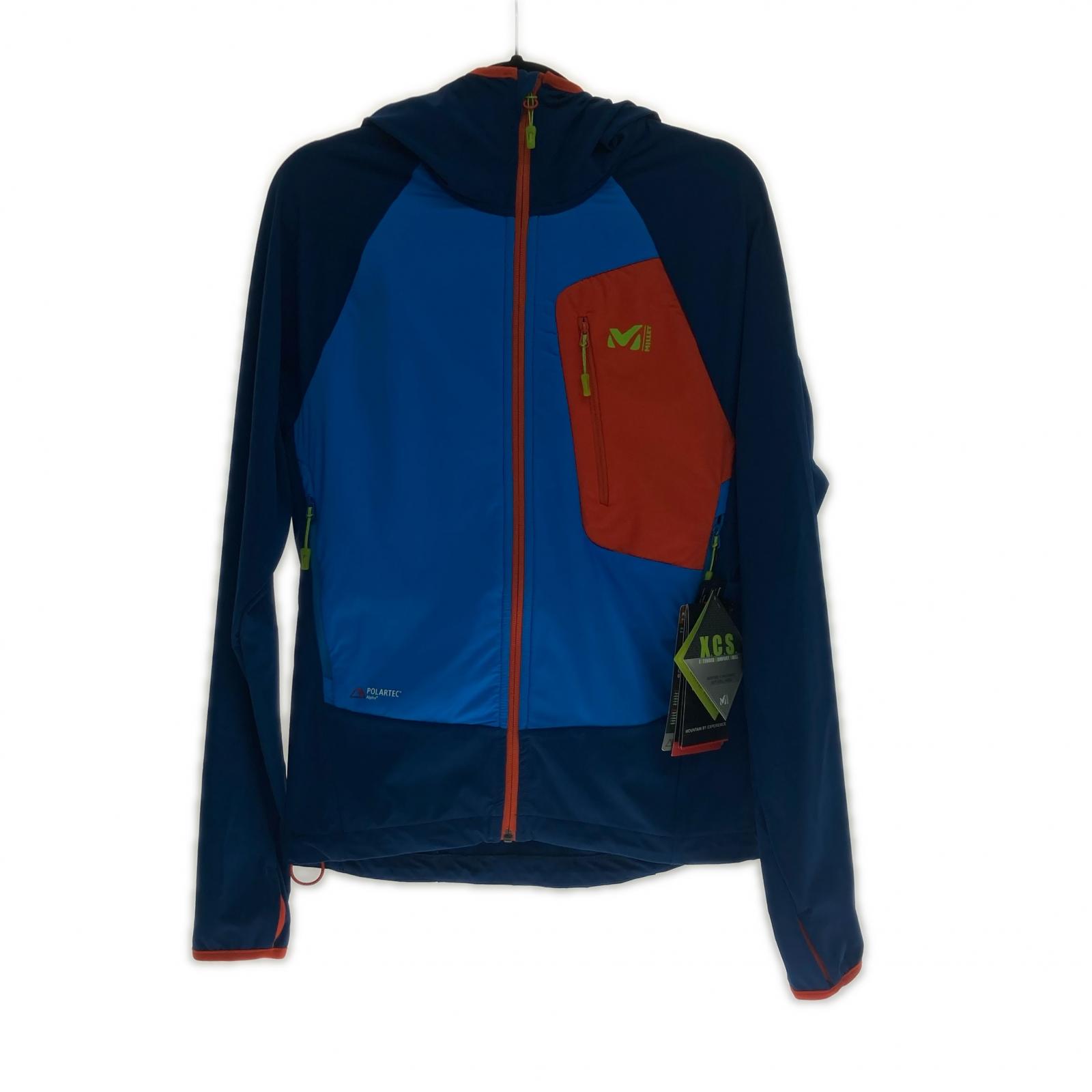 【中古】MILLET ミレー アウトドアジャケット SIZE S 未使用品(S) OF62216 OF62216 ブルー×オレンジ Sランク|リサイクルビッグバン店