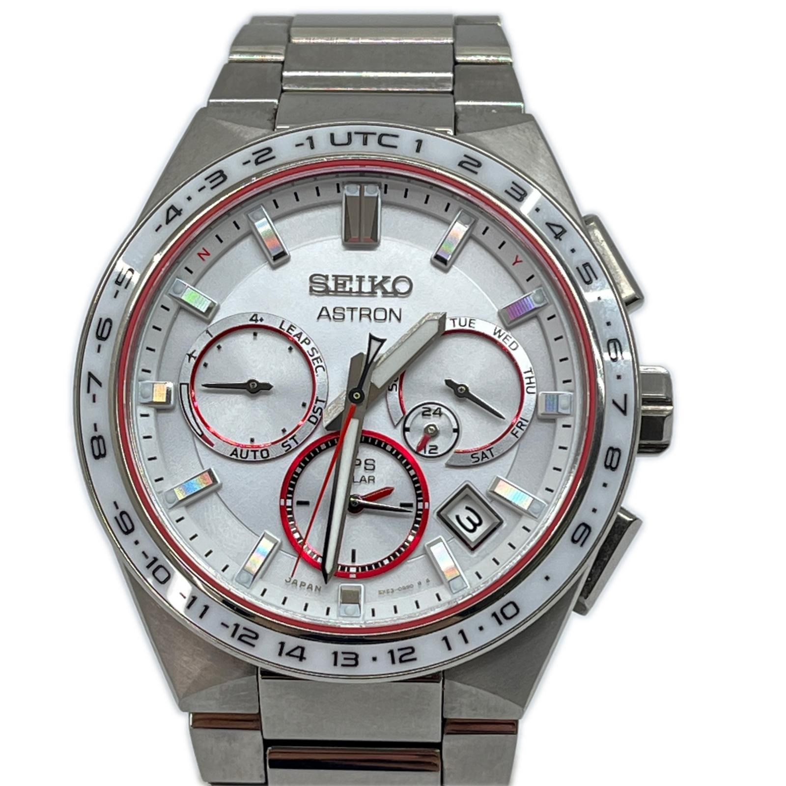 【中古】SEIKO セイコー ASTRON NEXTER 電波ソーラー腕時計 国境なき医師団コラボ限定 5X53-0CB0 Bランク｜リサイクルビッグバン店