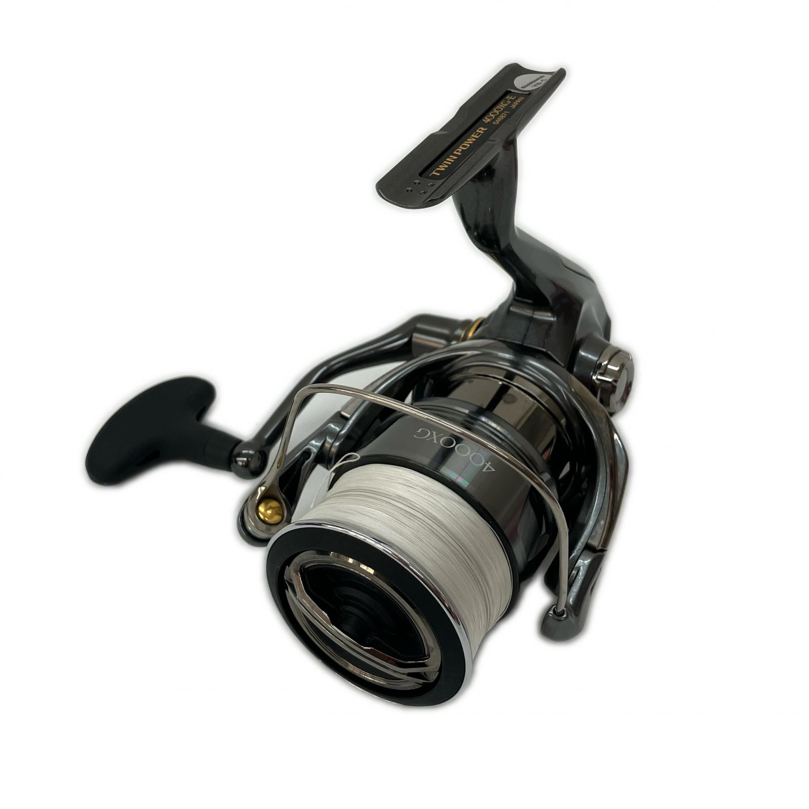 【エントリーポイント10倍｜7/19 20:00-7/26 1:59】【送料無料】【中古】SHIMANO シマノ TWIN POWER 24 ツインパワー 4000XG 046871 スピニングリール Bランク｜リサイクルビッグバン店 26,945円