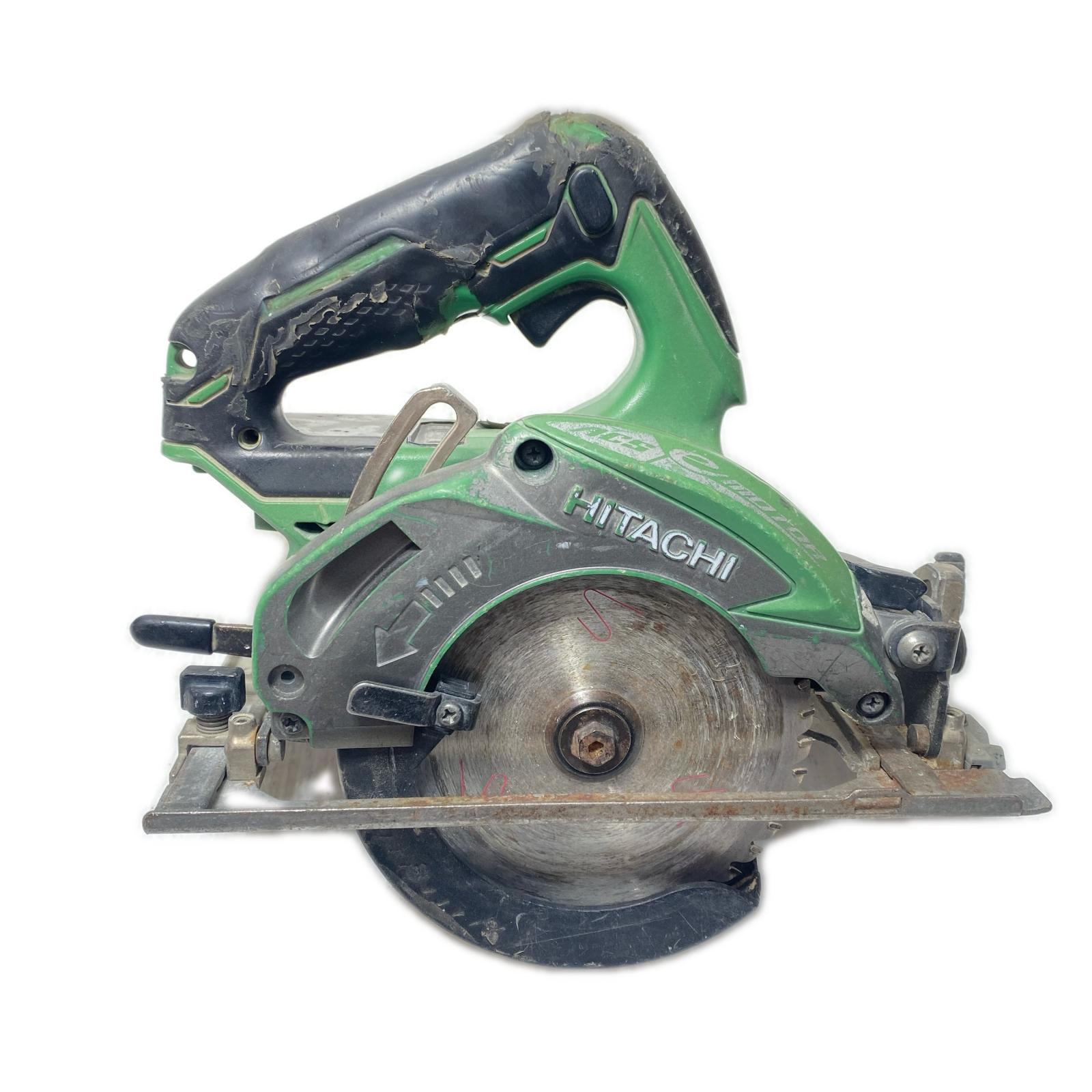 【エントリーポイント10倍｜7/19 20:00-7/26 1:59】【送料無料】【中古】HITACHI 日立 丸のこ 125mm 18v JO4077* C18DBL グリーン Cランク｜リサイクルビッグバン店