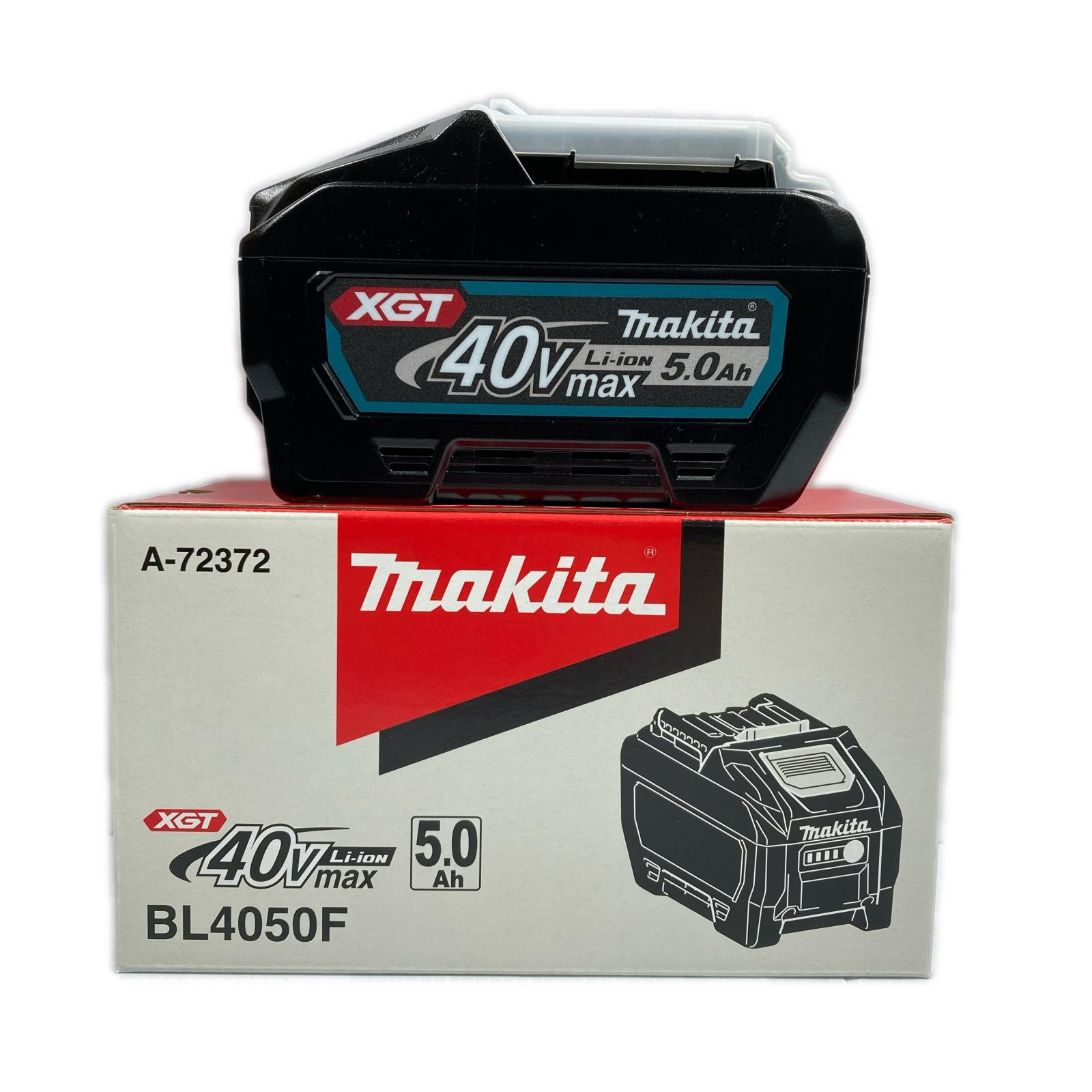 【エントリーポイント10倍|7/19 20:00-7/26 1:59】【送料無料】【中古】MAKITA マキタ 40v 5.0Ah リチウムイオンバッテリー 未使用 ※PSEマークあり BL4050F Sランク|リサイクルビッグバン店