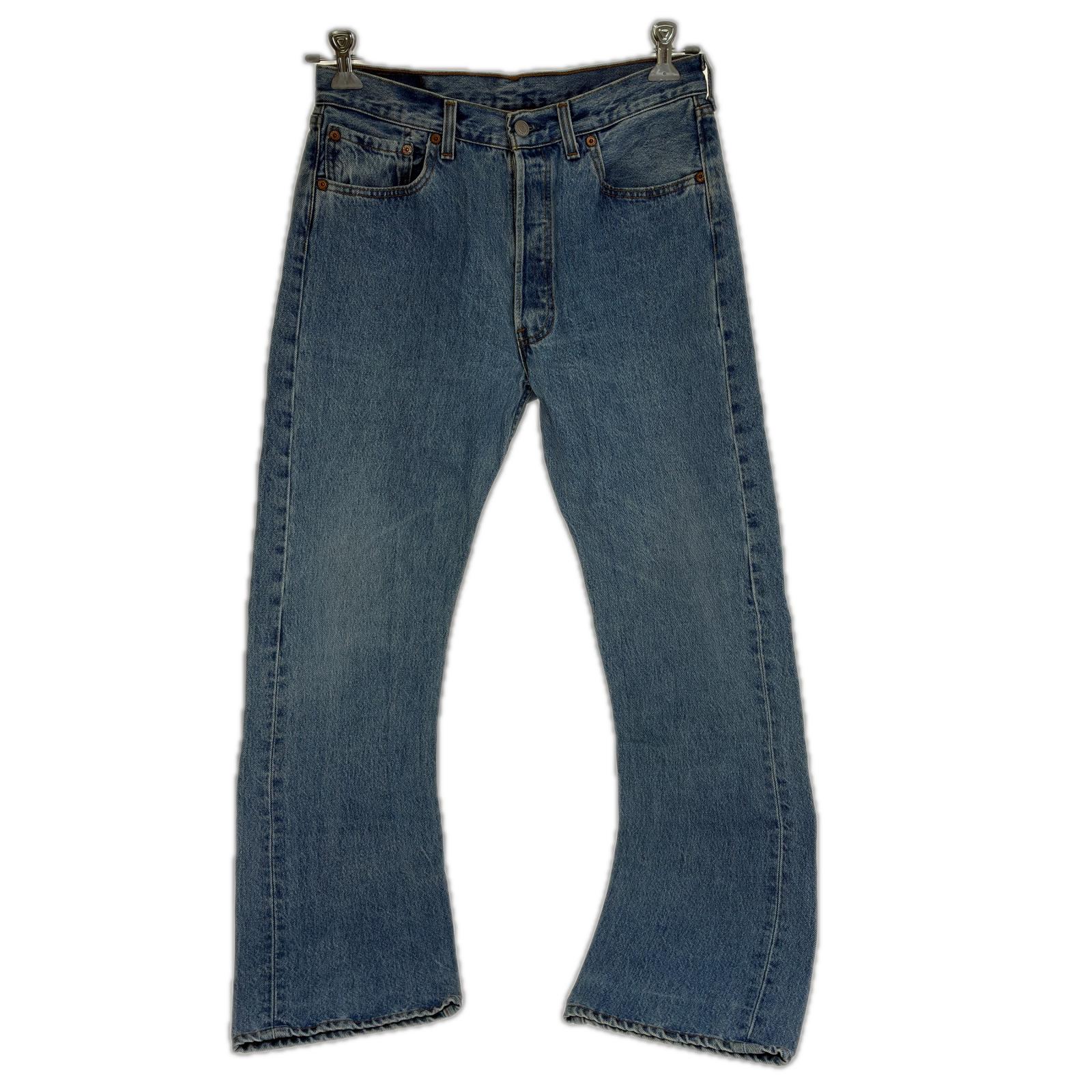 【中古】90s Levis ジーンズ 501 SIZE W33&times;L32 古着 511刻印 アメリカ製 96年製 インディゴ Cランク｜リサイクルビッグバン店 12,289円