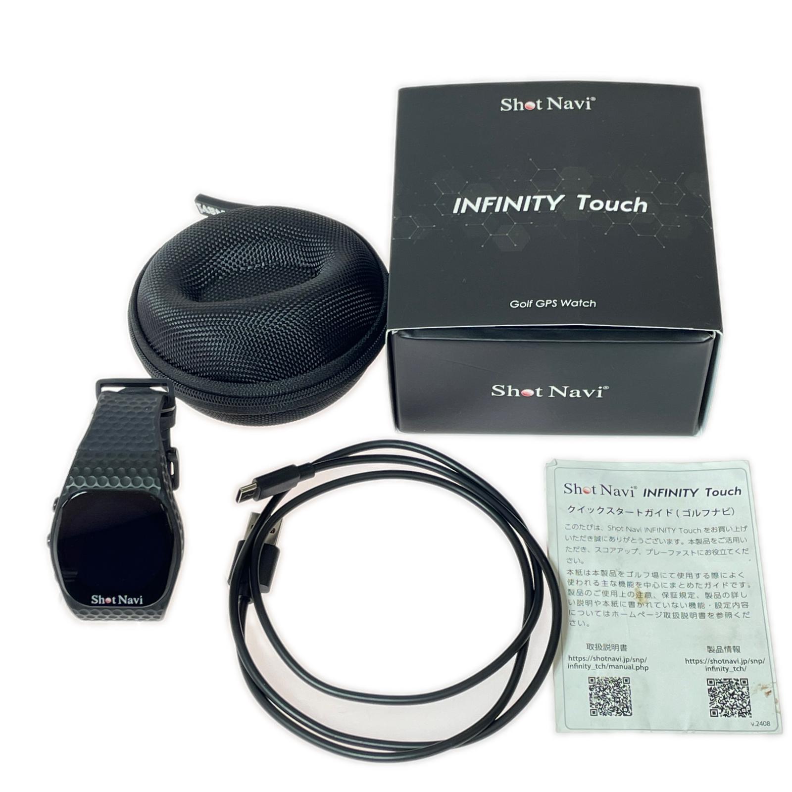 【中古】Shot Navi ショットナビ INFINITY touch ゴルフ用GPSウォッチ Bランク|リサイクルビッグバン店