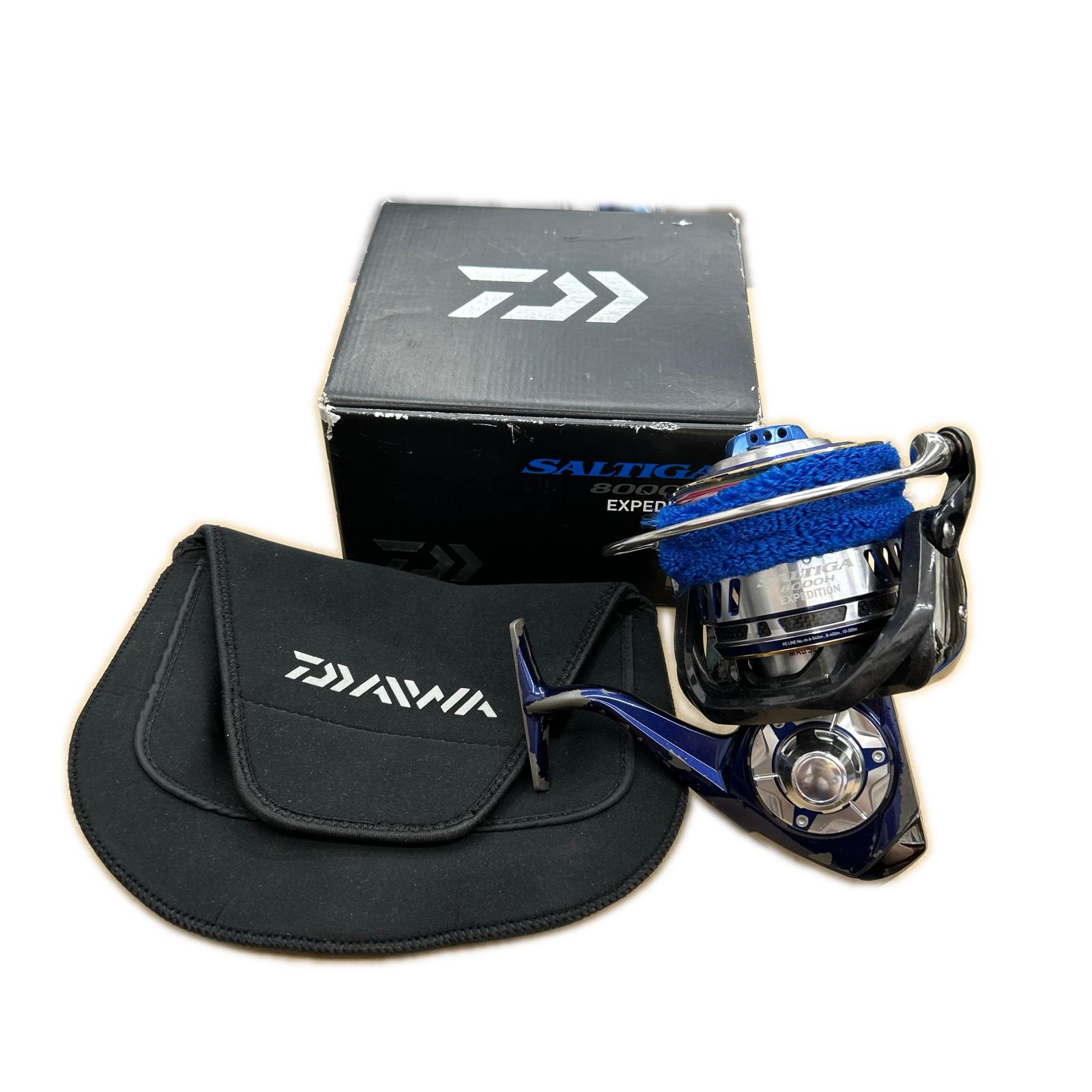 【エントリーポイント10倍｜7/19 20:00-7/26 1:59】【送料無料】【中古】DAIWA ダイワ スピニングリール 14ソルティガ8000Hエクスプディション 059537 Cランク｜リサイクルビッグバン店