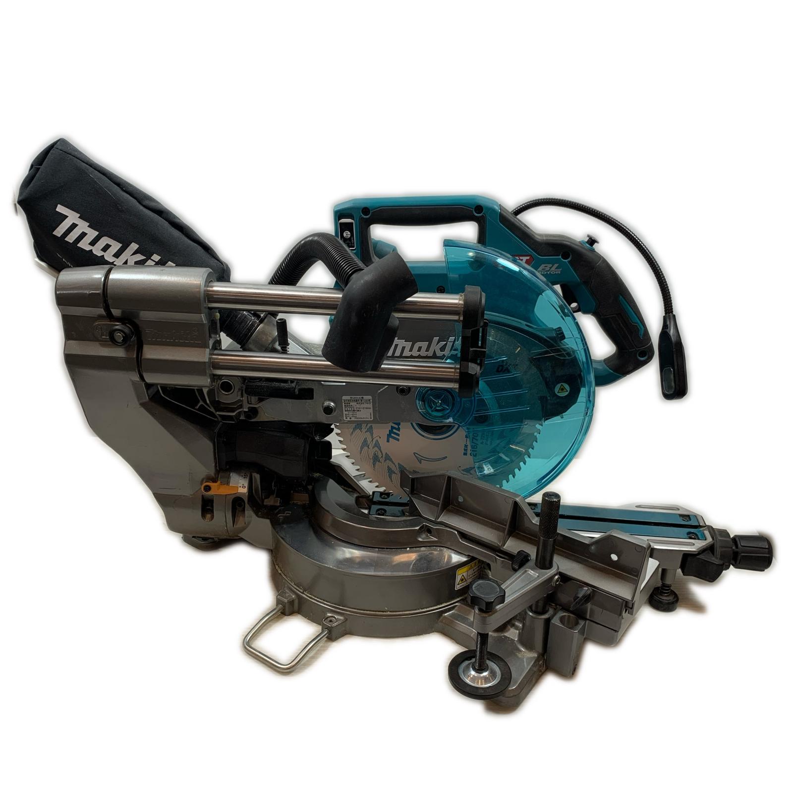 【中古】MAKITA マキタ 切断工具 スライド丸のこ コードレス式 216mm 40v 5390K LS005G ブルー Aランク｜リサイクルビッグバン店