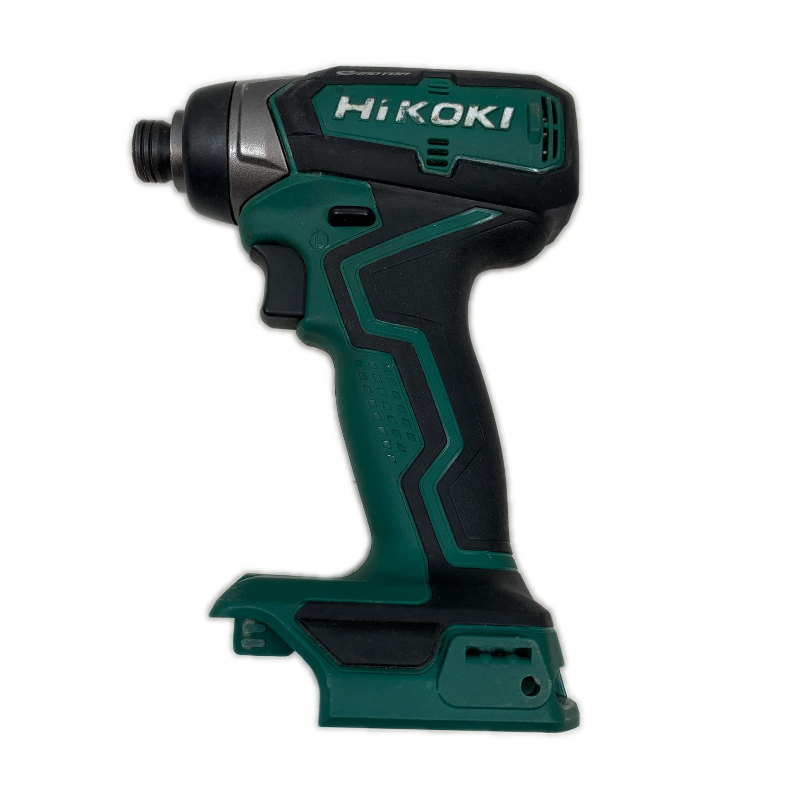 【中古】HiKOKI ハイコーキ 工具 締め付け工具 インパクトドライバ コードレス式 18v J940423 WH18DD グリーン&times;ブラック Bランク｜リサイクルビッグバン店