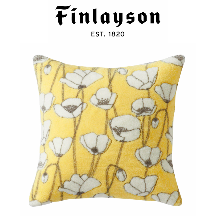 Finlayson フィンレイソン クッションカバー 43cm角 フラワー インテリア クッション VALMU 45×45 ヴァルム 北欧  43×43cm お花柄 四角形 クッション・座布団 