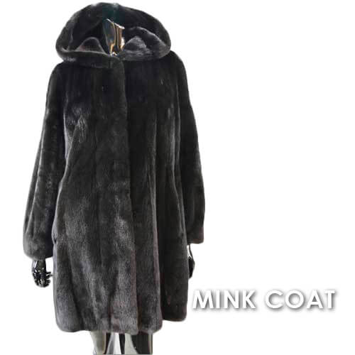 【OFF Price】ミンクのコート厚地の外套 ボンネット付き添い人 ミンクのコート 獣の皮厚地の外套 毛皮厚地の外套 レディース