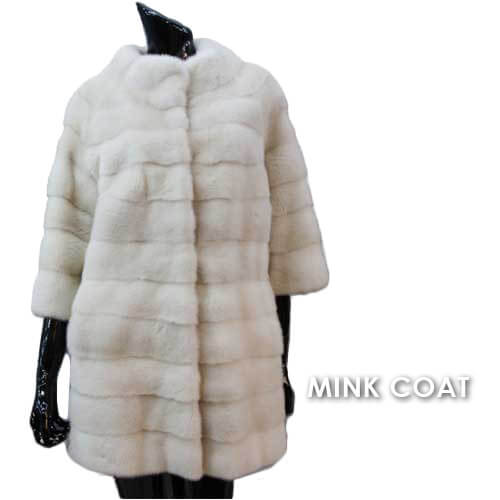 楽天市場】【OFF Price】5フック ミンク 毛皮コート ミンクコート