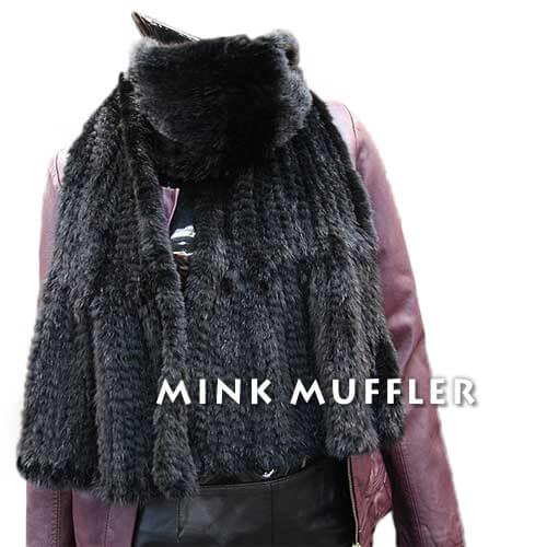 【OFF PRICE】ミンクのコート ロングえり巻き