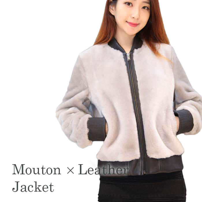 楽天市場】○CHEVIGNON 【シェビニオン】 ムートン使い牛革レザー