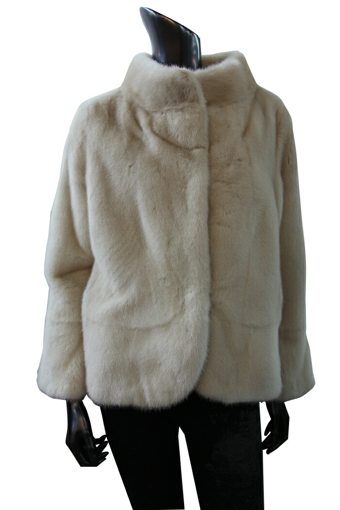 楽天市場】ミンク ショートコート ミンクコート 毛皮コート ファー