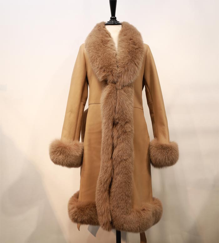 ムートンメリノ フォックス ロングコート ムートン ムートンウエア ムートンコート レディース ロング ムートン ロングコート アウター アウター リアルムートン コート 毛皮コート リアルムートンコート 竹原クロージングムートンコート レディース 毛皮コート ムートン