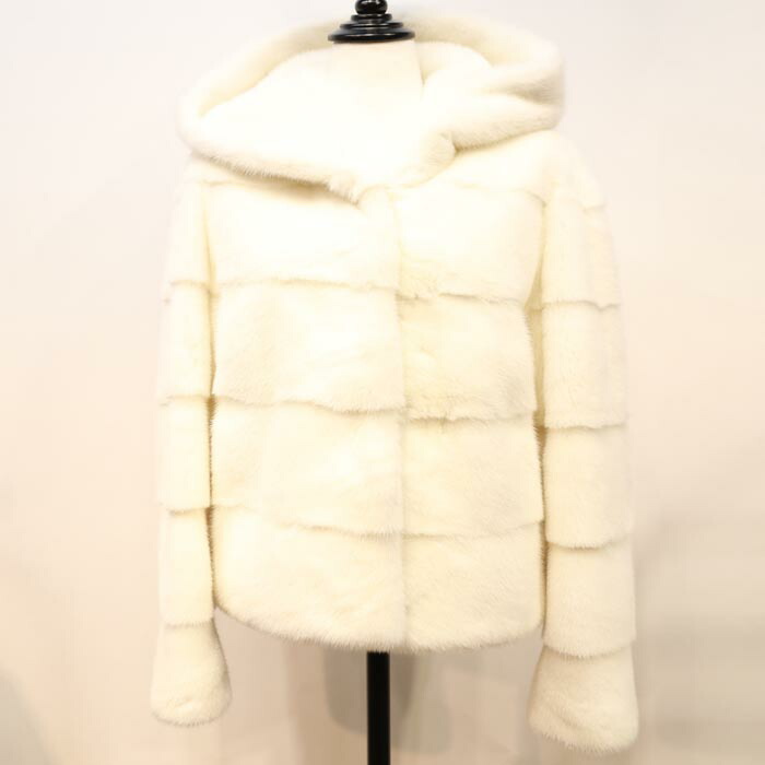 楽天市場】ミンク ショートコート ミンクコート 毛皮コート ファー