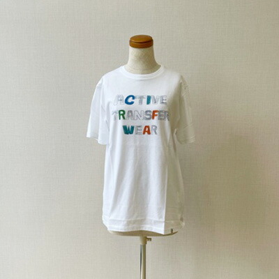 CITERA 日本製 シテラ ACTIVE TRANSFER カラフル ロゴ 半袖Tシャツ メンズファッション 男女兼用 メンズ Tシャツ made in Japan 白 黒 綿100％ ソフト綿 紳士カジュアル ブランドTシャツ