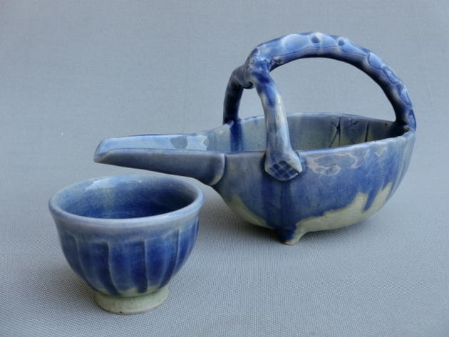 楽天市場】【瀬戸/赤津焼/あかづやき】【酒器/徳利/ぐい呑】黄瀬戸菱文