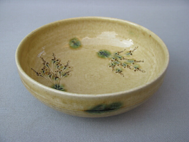 楽天市場】【瀬戸陶芸作家】加藤唐三郎作黄瀬戸草文ぐい呑