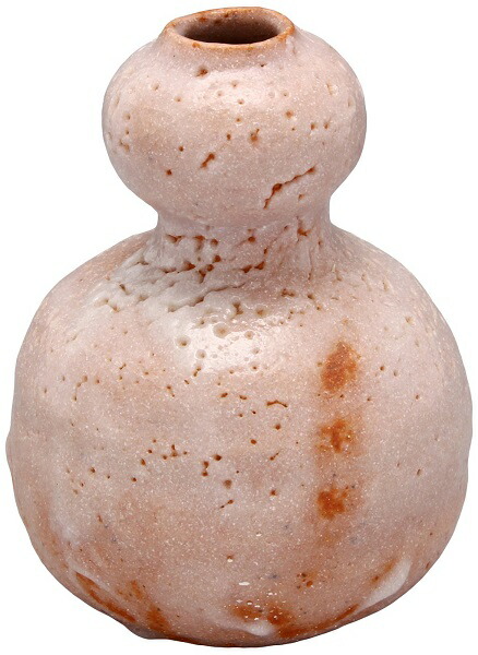 備前焼【北大路魯山人】作 花瓶 花入 変形花入 花器 587-1.jpg