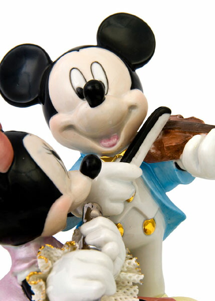 ディズニー ミッキー ミニーマウス 陶器 オルゴール インテリア レースドール ディズニー ミッキー ミニー演奏会 カラー レースドール オルゴール Lojascarrossel Com Br