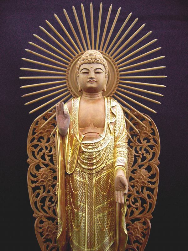 楽天市場】仏像 【総白檀製】 截金 ケマン六角台座 最高級