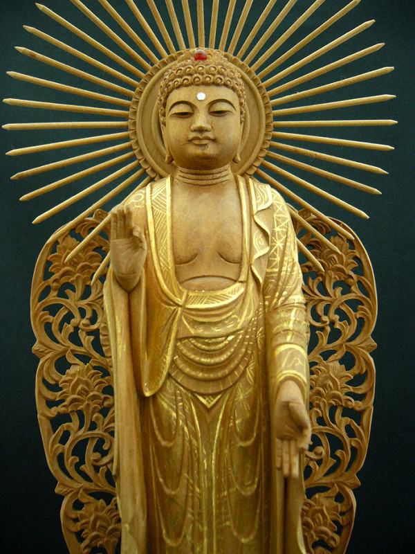 楽天市場】仏像 【総白檀製】 截金 ケマン六角台座 最高級