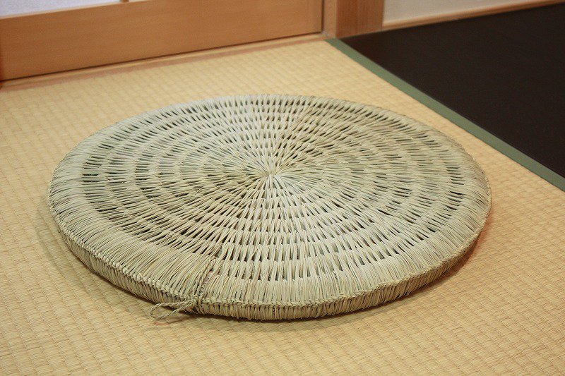 楽天市場】い草 円座『うずまき円座』 57cm 丸和モダン 応接