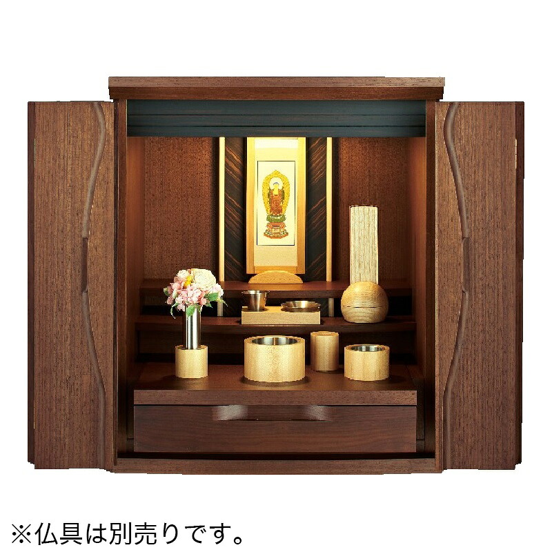 ミニ仏壇  「ノワイエ2」ウォール中毒者 15×18号 /家具調仏壇 今めかしい仏壇 小型 リビング 仏壇 今めかしい 貨物輸送無料