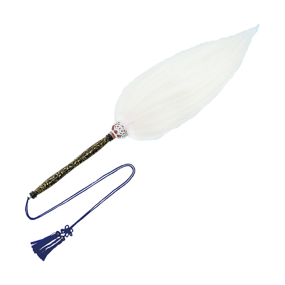 払子 本漆唐草蒔絵柄 正絹房付(紫) (5112-0120) ※受注生産品｜ロアン ～仏壇仏具館～