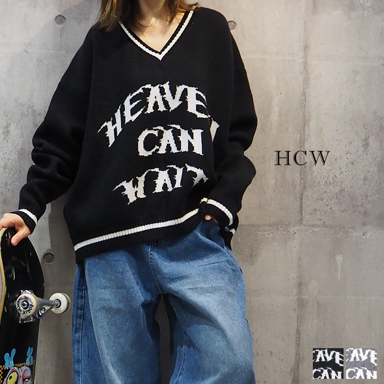 マラソン限定！ポイント5倍 HEAVEN CAN WAIT HCW PHANTOM KNIT ニット