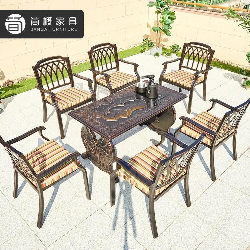 休??墅?台???椅花?庭院防水防晒家具?合酒店民宿茶台?椅|雅和屋