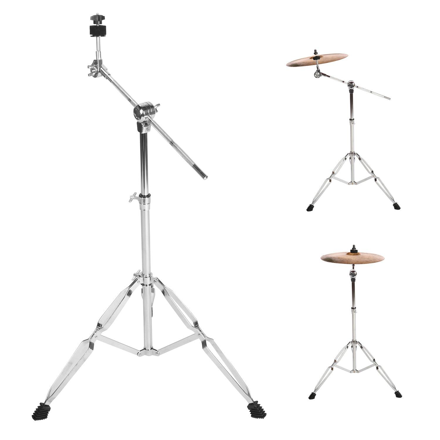 シンバル スタンド 高さ調整70~120cm 高ブームとストレートコンボ ダブルレッグブーム ブームシンバルスタンド ゴム足付き 楽器アクセサリー 文化公演 演劇 舞台作品 安定性 便利 コンパクト 軽量 持ち運び簡単 頑丈 耐久性 プレゼント ギフト 贈り物 送料無料