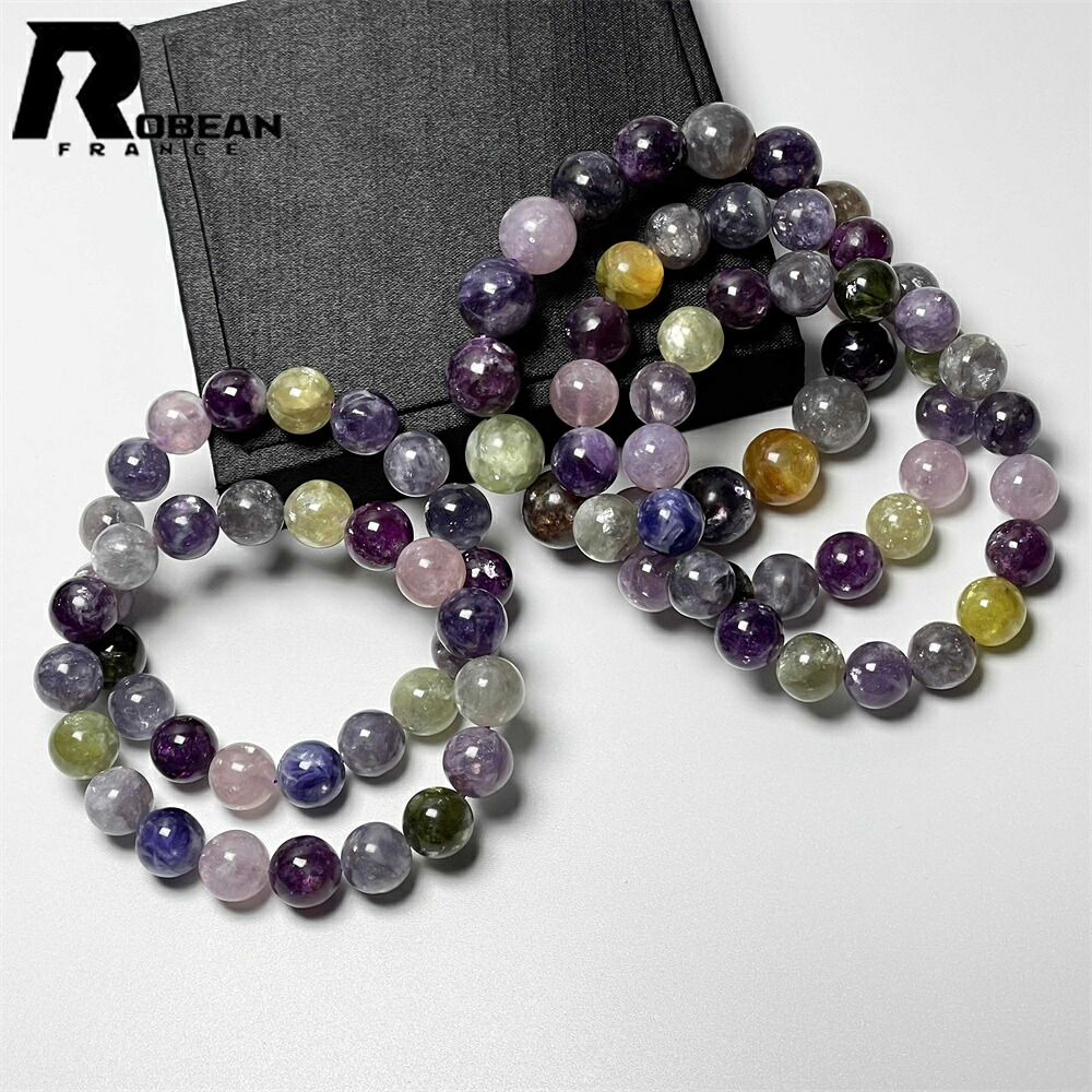 【百貨店SALE 10%OFF】褒めたたえる EU製 ★ROBEAN・カラフルマイカ★雲母 腕輪 天然石 力強さ石ころ クセサリー 天然石 開運 原石 価値高い 飛び切り 窈窕たる 好いたらしい 仕合わせ 護身符 斎戒もく浴 差し上げ物 差し上げ物 生まれ落ちる日 レディース メンズ 男女兼用 オシャレ 差し上げ物