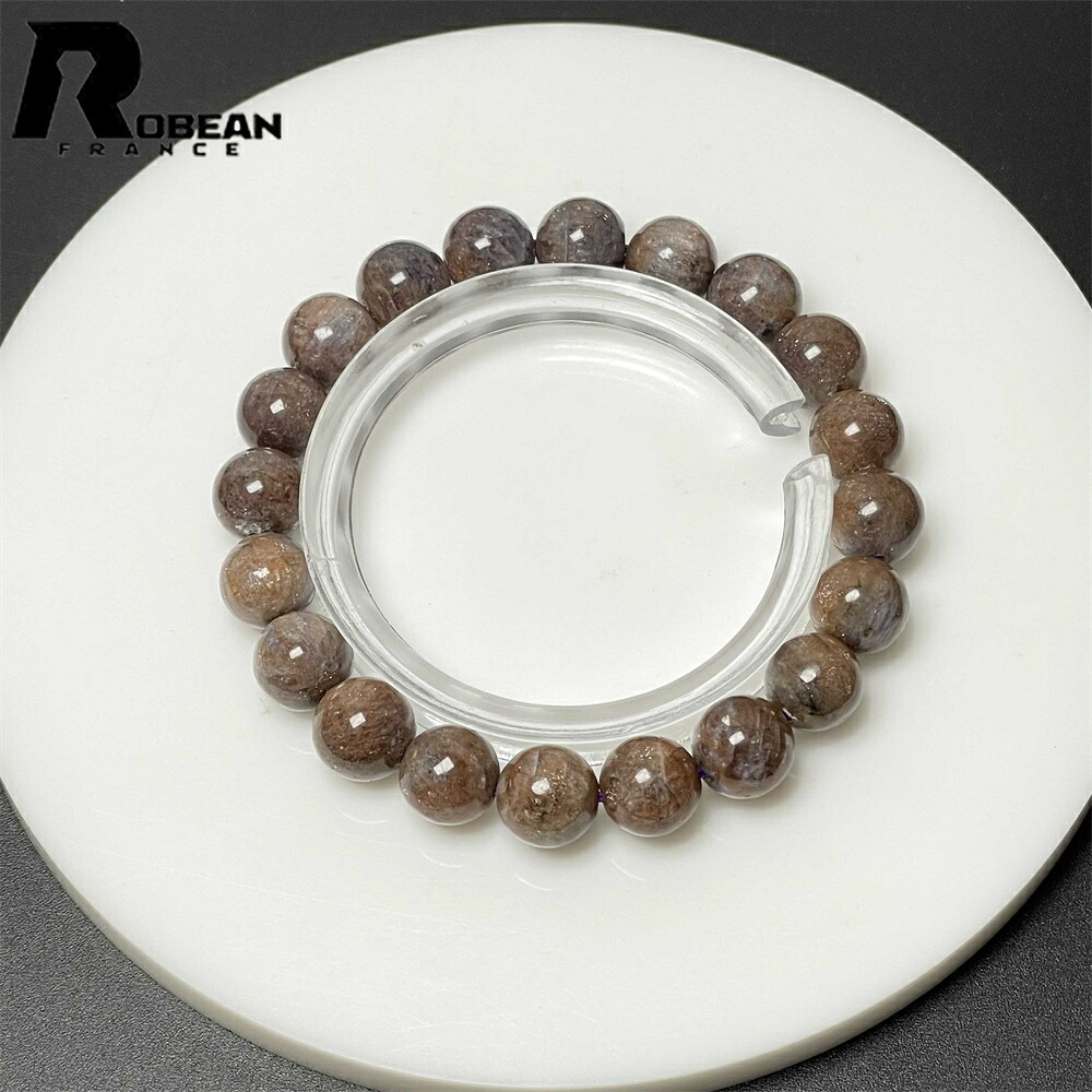 夢色 EU製 ★ROBEAN・キラキラアイオライト★パワーストーン ブレスレット 天然石 綺麗 金運 お守り プレゼント ギフト 浄化 高級 9.3-9.8mm M0507158