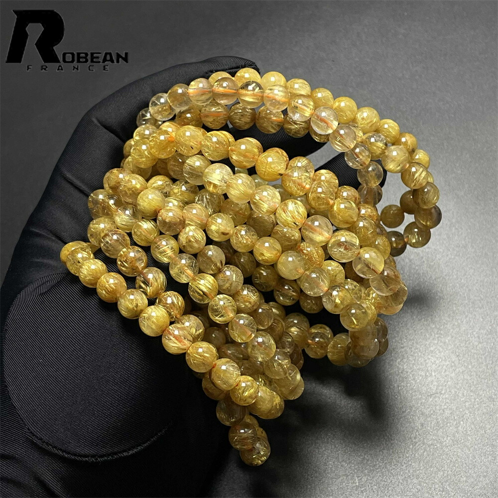 【百貨店SALE 10%OFF】雅びやか EU製 ★ROBEAN・極!極満針ルチルクォーツ★腕輪 力強さ石ころ 天然石 好いたらしい 金運 魔除け 添え物 仕合わせ 開運 斎戒もく浴 原石 目ぼしい 御膳上等 雅びやか 好いたらしい 仕合わせ 魔除け 斎戒もく浴 差し上げ物 差し上げ物 生まれ落ちる日  オシャレ