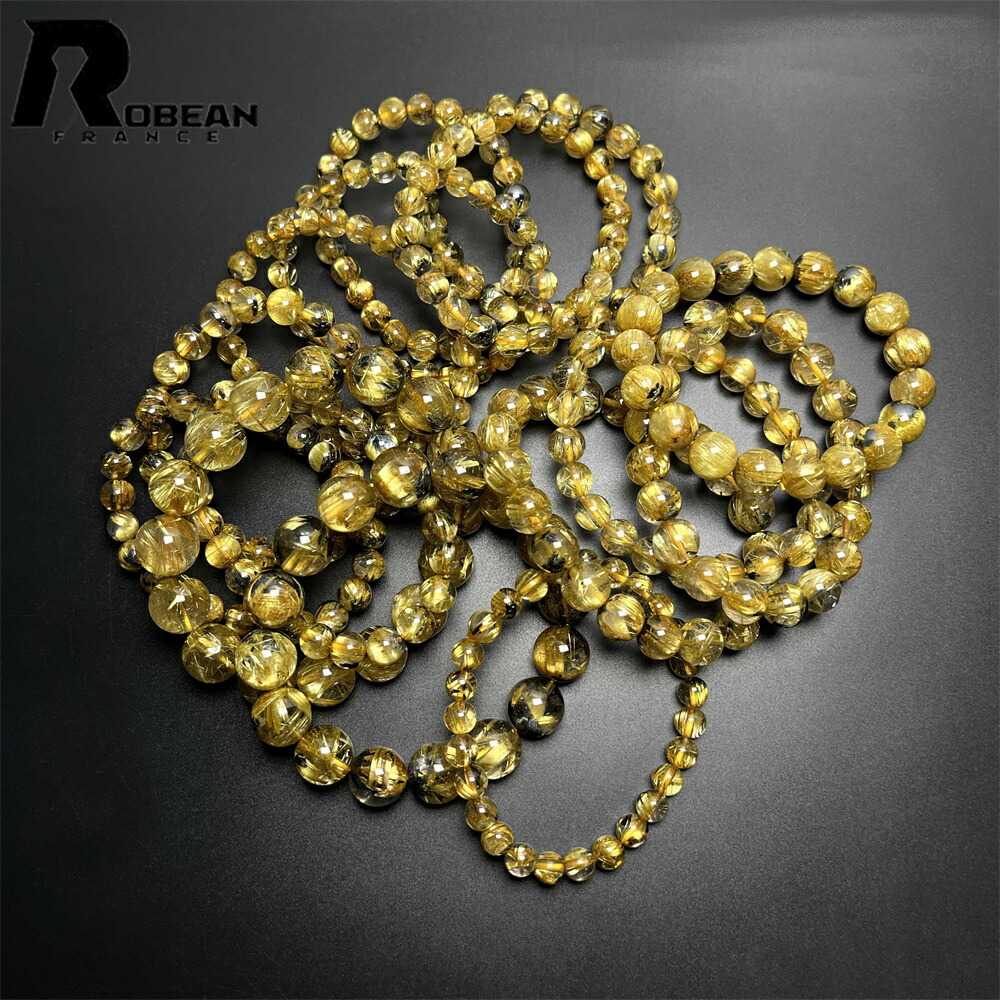 レア EU製★ROBEAN・お日さま花タイチンルチル★先だつもの針石英 金運 開運 ゴールド 腕輪 力強さ石ころ 佩び物 仕合わせ 開運 斎戒もく浴 原石 価値高い 御前上等 雅びやか 好いたらしい 仕合わせ 手当て 斎戒もく浴 差し上げ物 差し上げ物 生まれ落ちる日  オシャレ