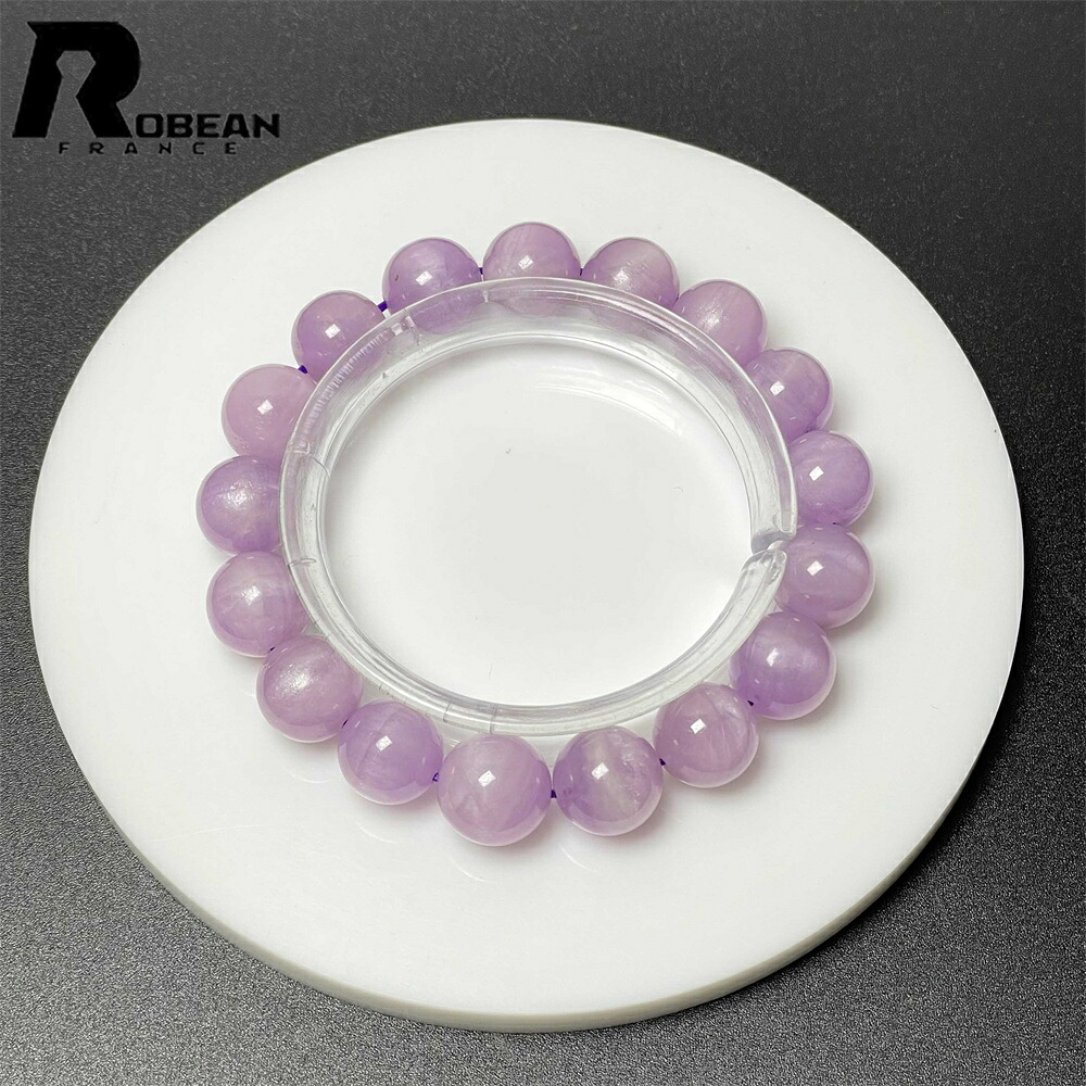 窈窕たる EU製 ★ROBEAN・ クンツァイト・リシア輝石★力強さ石ころ 腕輪 付属品 癒し 天然石 開運 好いたらしい 差し上げ物 差し上げ物 メンズ レディース 男女兼用 護身符 好いたらしい 仕合わせ 差し上げ物 飛び切り 11.8-12.8粍 M0401730