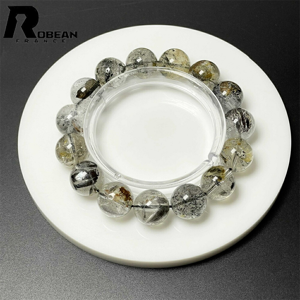 綺麗 EU製 ★ROBEAN・ハーキマーダイヤモンド★パワーストーン ブレスレット アクセサリー 天然石 開運 綺麗 ギフト プレゼント メンズ レディース 男女兼用 お守り 綺麗 幸運 贈り物 高級 14.4-14.7mm M0621635 11,528円