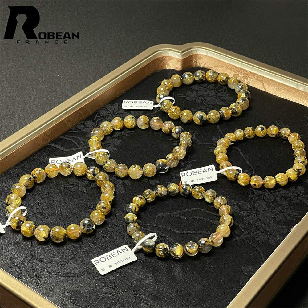 楽天市場】綺麗 EU製 ☆ROBEAN・太陽花タイチンルチル☆黄金針水晶 金