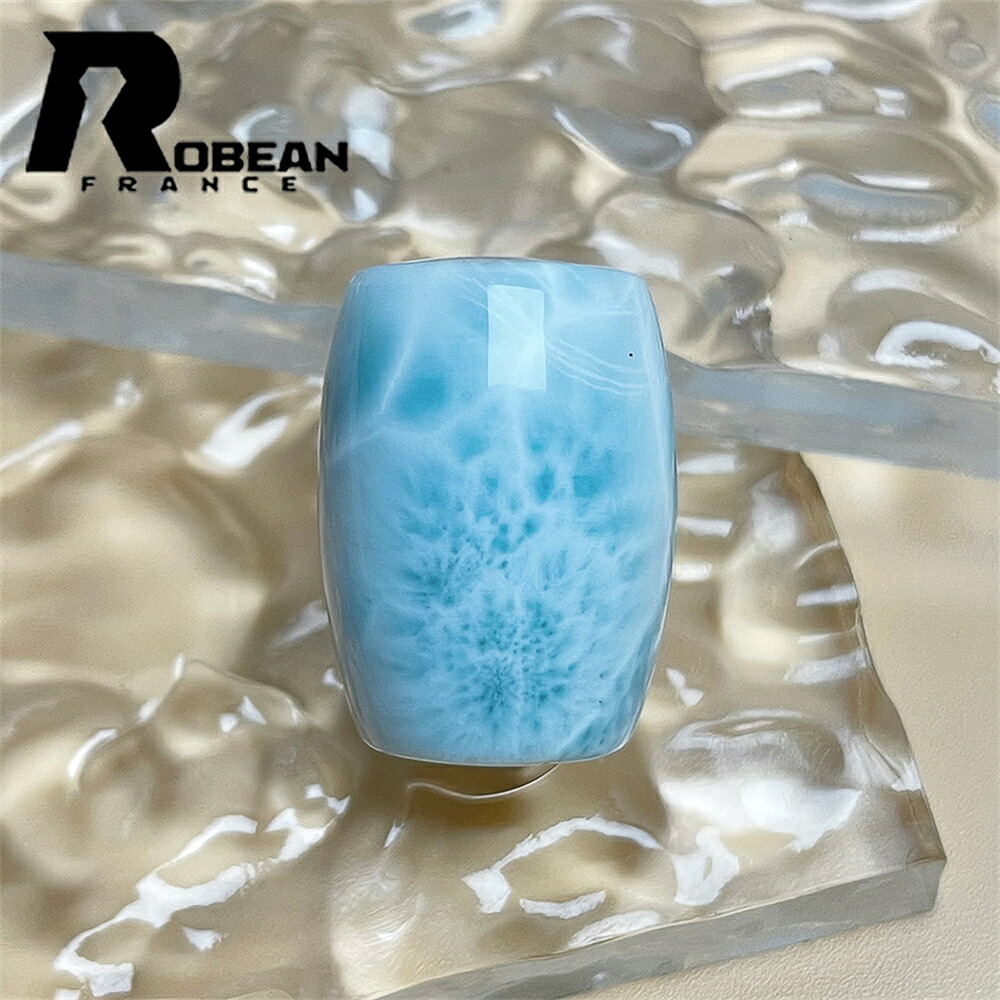 夢色 EU製 ★ROBEAN・西蔵天珠★力強さ石ころ 付属物 ラリマー 天然石 癒し 長閑やかさ  好いたらしい 差し上げ物 差し上げ物 好いたらしいめ 仕合わせ 差し上げ物 子守り 約22.1*16.1粍 Y614121